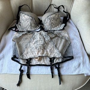 Victoria’s Secret bra and garter set